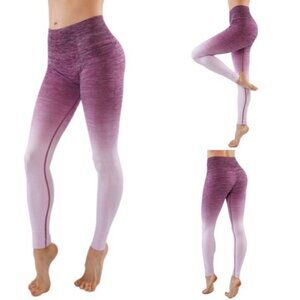 Electric Yoga | Purple Ombré Fade Leggings | Size Extra Small